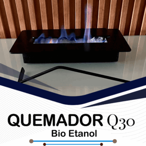 Quemador Q30 de Bioetanol – Elegancia y Ecología para tu Espacio